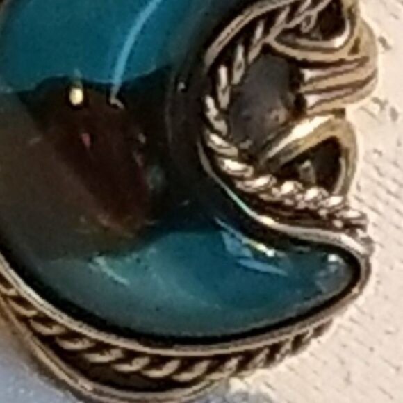 Artisan Peruvian Fused Art Glass Handmade Ring - Picture 6 of 6